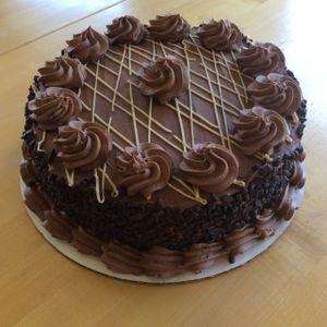 Chocolate Peanut Butter Decadence Cake at Fortuitea Cafe and Bakery in Washington