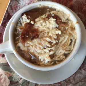 French Onion Soup at Fortuitea Cafe and Bakery in Washington
