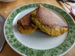 Cheddar Apple Panini! at Fortuitea Cafe and Bakery in Washington