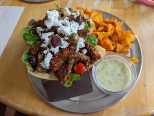 Impossible Gyro at Fortuitea Cafe and Bakery in Washington