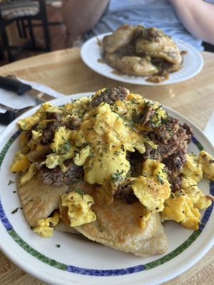 Pierogis  at Fortuitea Cafe and Bakery in Washington