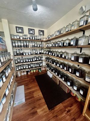 Coffee/tea selection  at Fortuitea Cafe and Bakery in Washington