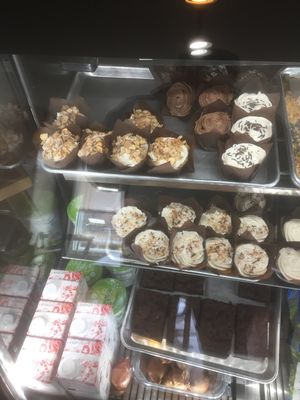 Cupcakes and brownies.  at Fortuitea Cafe and Bakery in Washington