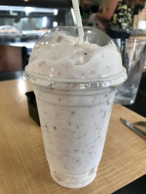 Create your own concrete (I chose chocolate candy snickerdoodle cookie dough). at Fortuitea Cafe and Bakery in Washington