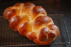 Challah bread at Fortuitea Cafe and Bakery in Washington