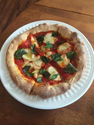 Housemade Pizza at Fortuitea Cafe and Bakery in Washington