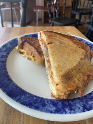 Fortuitea - jackfruit brisket panini  at Fortuitea Cafe and Bakery in Washington