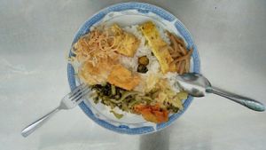 Mix rice at Long Hoa in Da Lat