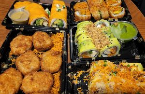 Creative rolls and sauces at Green Roll - Ahad Ha'Am St in Tel Aviv