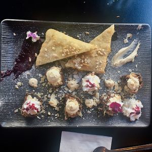 Sushi dessert at Green Roll - Ahad Ha'Am St in Tel Aviv