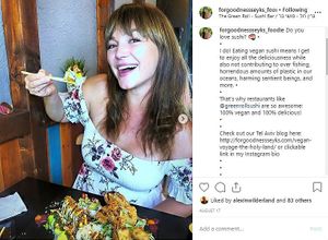 Sushi heaven at Green Roll - Ahad Ha'Am St in Tel Aviv