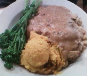 Thanksgiving dinner special at M Cafe in Los Angeles