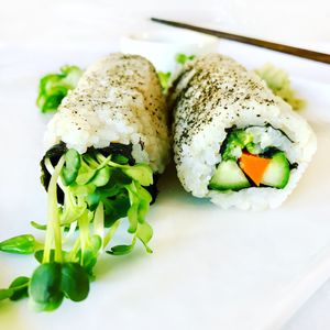 Garden Roll at M Cafe in Los Angeles
