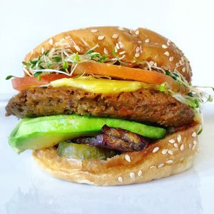 The Big Macro 2.0 with Tempeh Bacon & Avocado  at M Cafe in Los Angeles