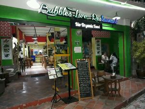 Outside at Bubbles Live in Chiang Mai