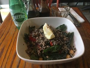 Quinoa kale salad at Atlas Cafe and Bakery in New York City
