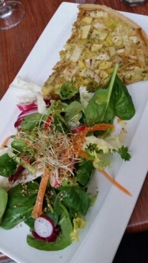 lunch  at Un Piano dans la Theiere in Orleans