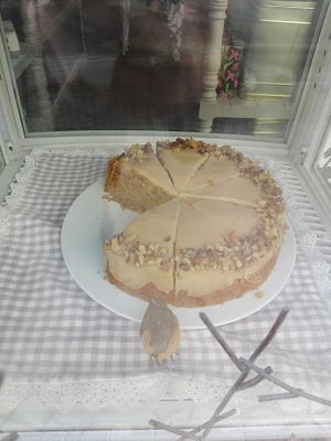 Carrot cake from Un Piano Dans La Théière.  at Un Piano dans la Theiere in Orleans