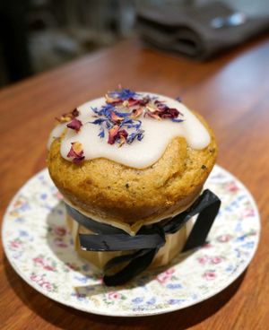 Muffin at Un Piano dans la Theiere in Orleans