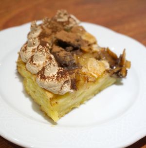 Pear Tart at Un Piano dans la Theiere in Orleans
