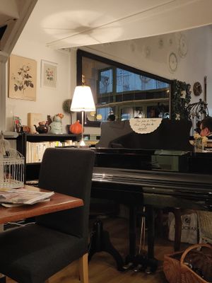 You can play the piano! at Un Piano dans la Theiere in Orleans