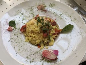 Risotto at Un Piano dans la Theiere in Orleans