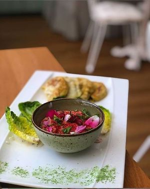 Plat salé at Un Piano dans la Theiere in Orleans