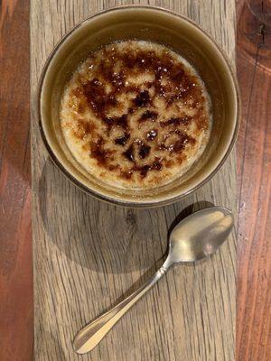 Creme brûlée  at Organic Table by Lapaz in Tokyo