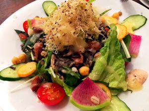 Green Salad Don at Organic Table by Lapaz in Tokyo