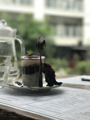 vegan raw parfait  at Organic Table by Lapaz in Tokyo