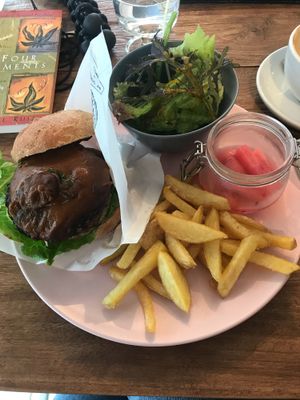 Lapaz burger  at Organic Table by Lapaz in Tokyo