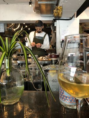 Beautiful open kitchen  at Organic Table by Lapaz in Tokyo