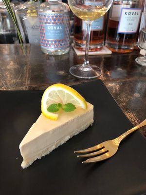 Raw cheesecake ❤️ at Organic Table by Lapaz in Tokyo