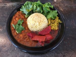 South Indian plate at Organic Table by Lapaz in Tokyo