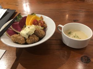 Kara don at Organic Table by Lapaz in Tokyo