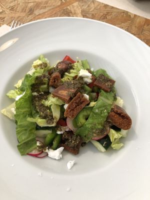 Ensalada libanesa at El Vergel Veggie Restaurant in Tarragona