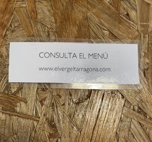 Link to the menu at El Vergel Veggie Restaurant in Tarragona