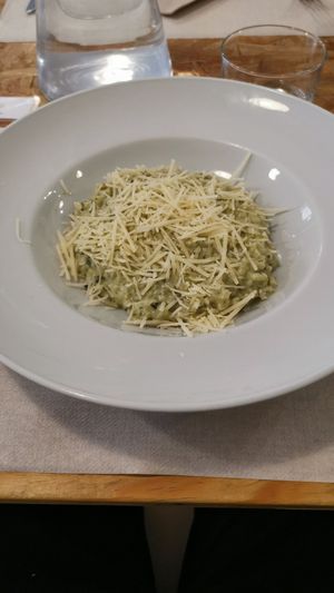 Risotto con zucchine e lime #Veganuary at El Vergel Veggie Restaurant in Tarragona