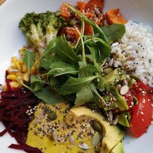 Budha Bowl at El Vergel Veggie Restaurant in Tarragona