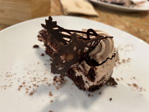 Tarta de chocolate  at El Vergel Veggie Restaurant in Tarragona