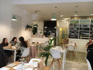 inside  at El Vergel Veggie Restaurant in Tarragona