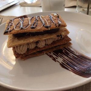 Dessert at El Vergel Veggie Restaurant in Tarragona