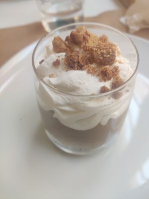 Orgasmo de café at El Vergel Veggie Restaurant in Tarragona