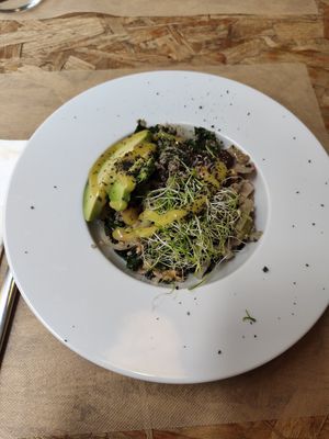 Primer plato - quinoa at El Vergel Veggie Restaurant in Tarragona