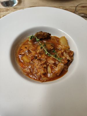 Segundo plato - estofado at El Vergel Veggie Restaurant in Tarragona