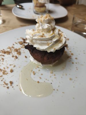 Postre at El Vergel Veggie Restaurant in Tarragona