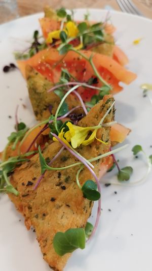 Entrante del menú at El Vergel Veggie Restaurant in Tarragona