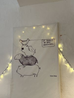 Grüße  at El Vergel Veggie Restaurant in Tarragona