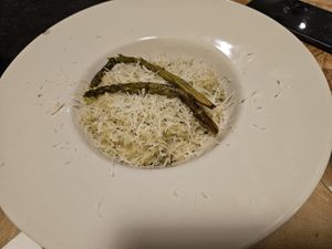 Risotto at El Vergel Veggie Restaurant in Tarragona