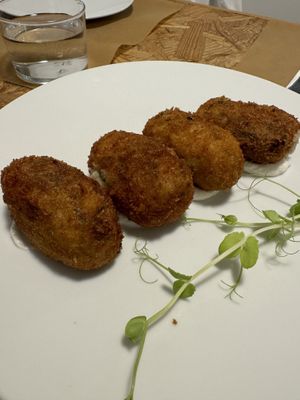 Croquetones  at El Vergel Veggie Restaurant in Tarragona